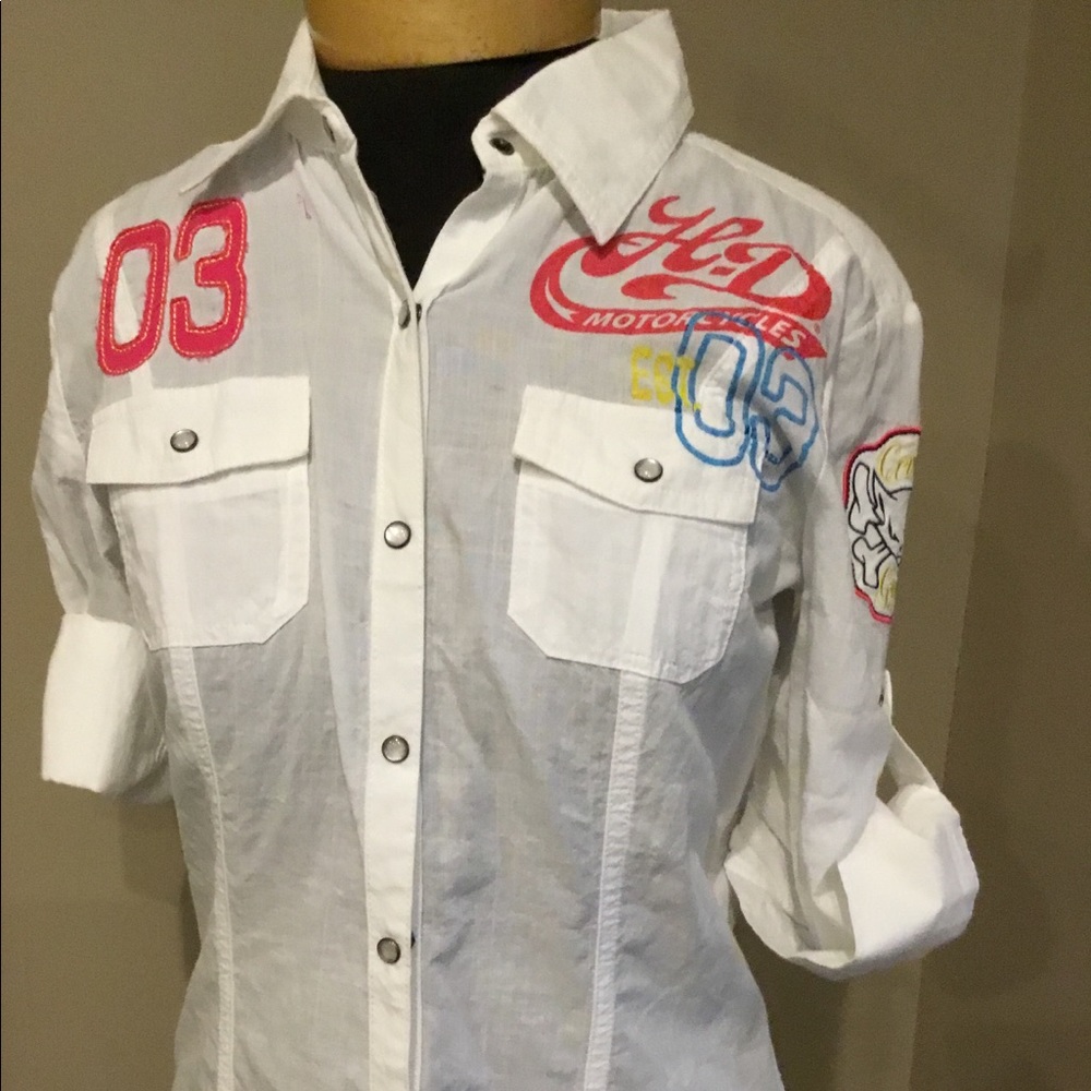 Harley Davidson fitted ladies shirt